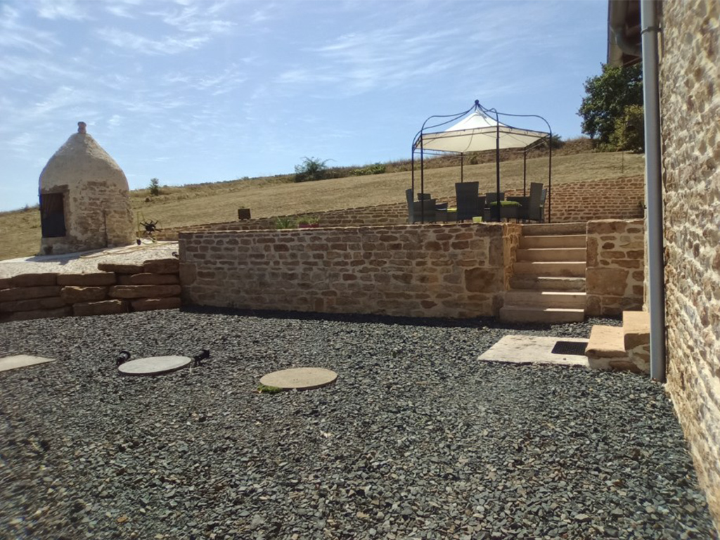 Construction maison passive en brique  dans le Beaujolais